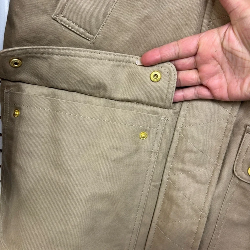 H&M Beige Hooded Utility Jacket - Picture 3 of 7